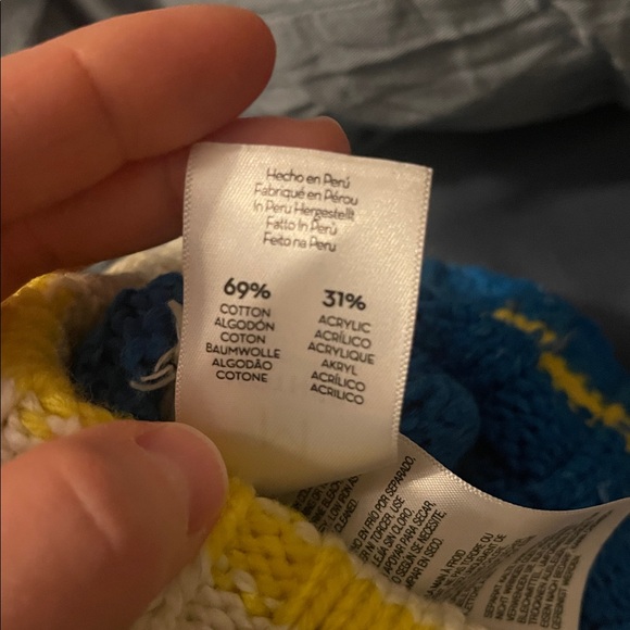 MOTHER Itsy Bitsy Intarsia Raglan Colorful Patchwork Crew Neck Sweater - Picture 11 of 11